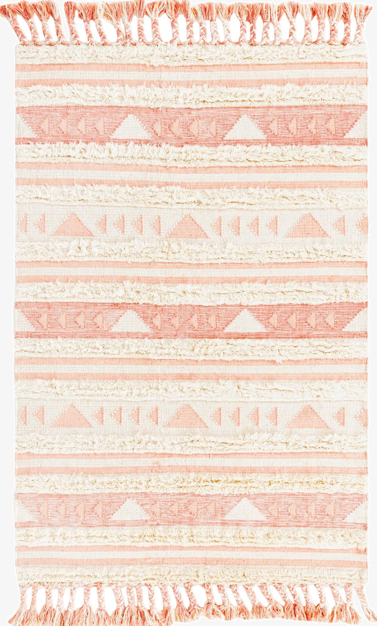  5' 1 x 8'  Hand Woven Arizona Wool Rug