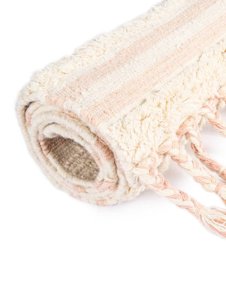 Detail image of  2' 2 x 8' 2  Hand Woven Arizona Wool Runner Rug