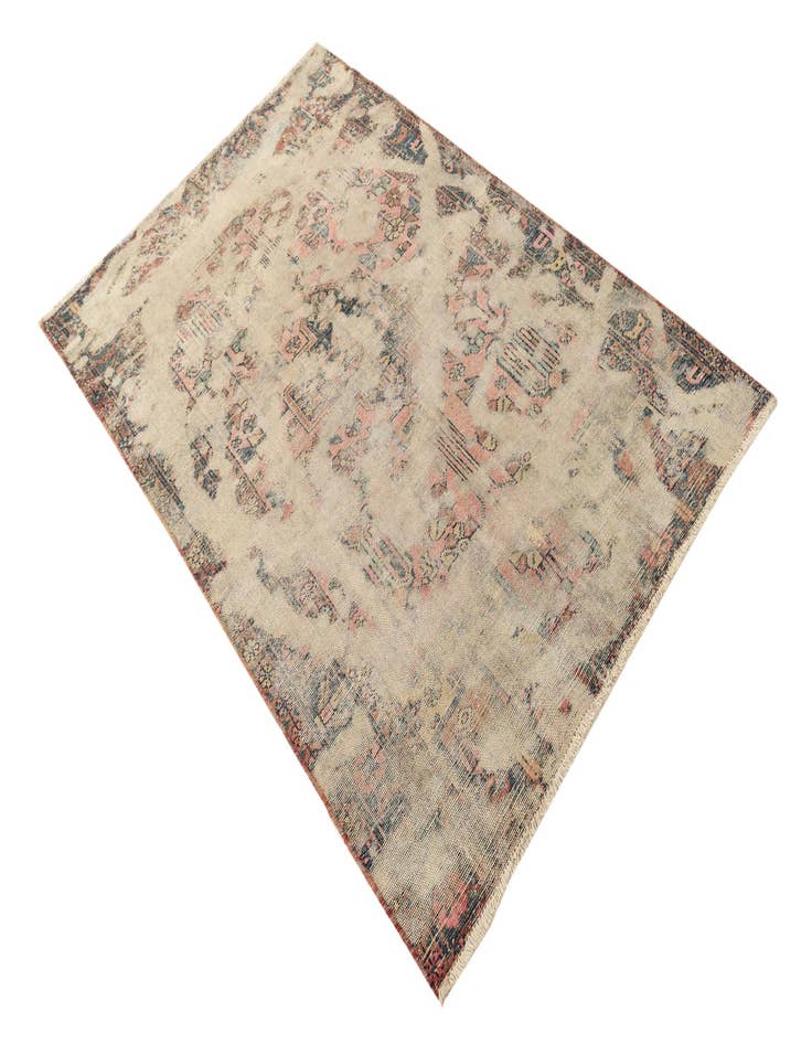 Detail image of  4' x 6' 3  Hand Knotted Ultra Vintage Persian Wool Rug