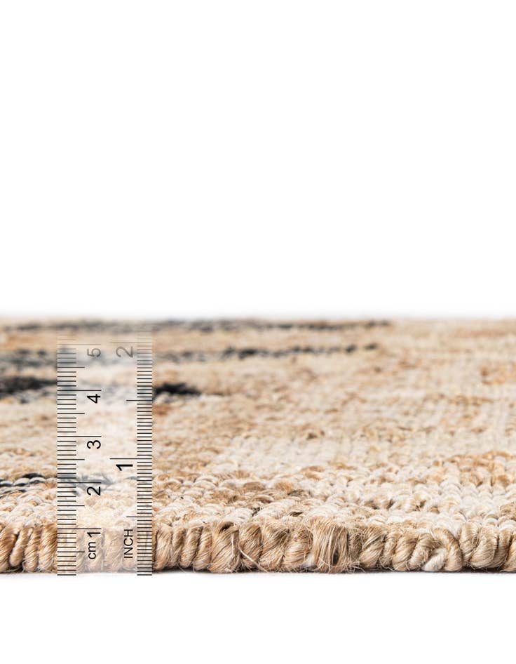 Detail image of  2' x 3' 1  Hand Woven Kala Handwoven Jute Rug