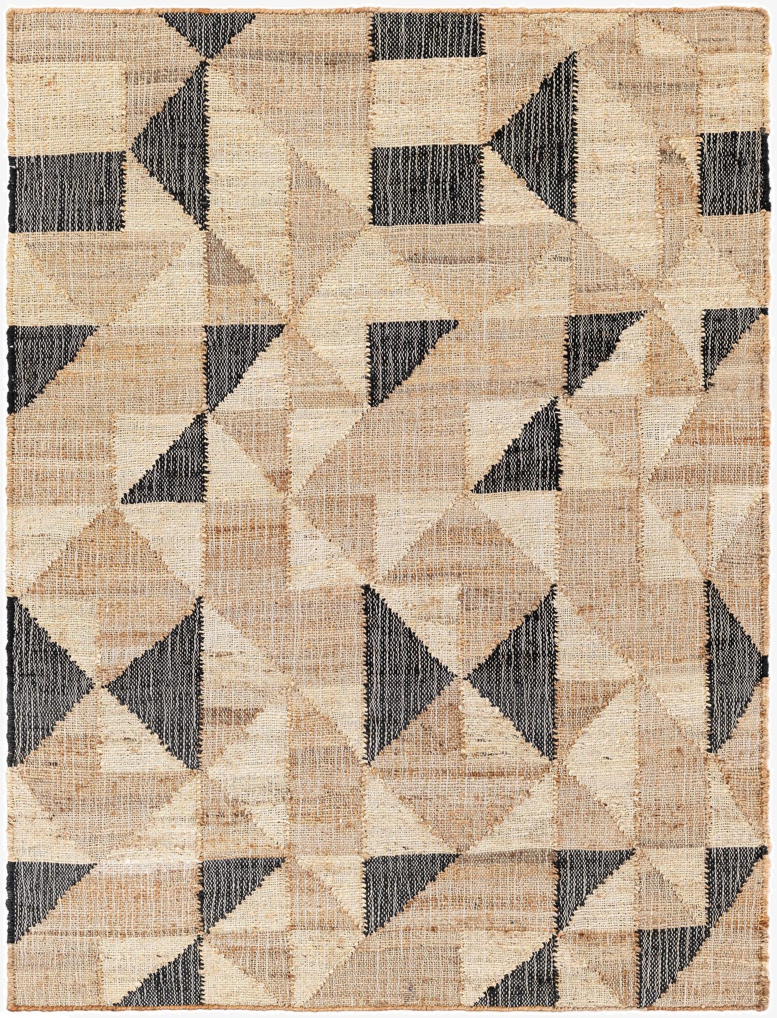  4' 4 x 5' 8  Hand Woven Kala Handwoven Jute Rug