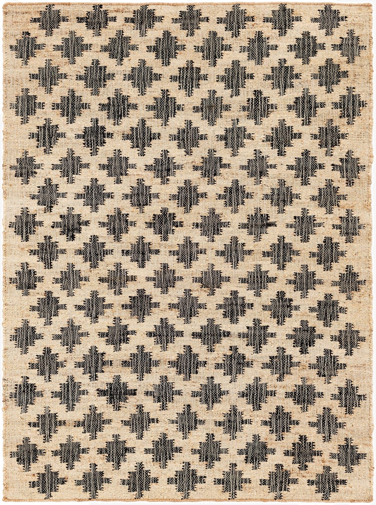  4' 2 x 5' 7  Hand Woven Kala Handwoven Jute Rug