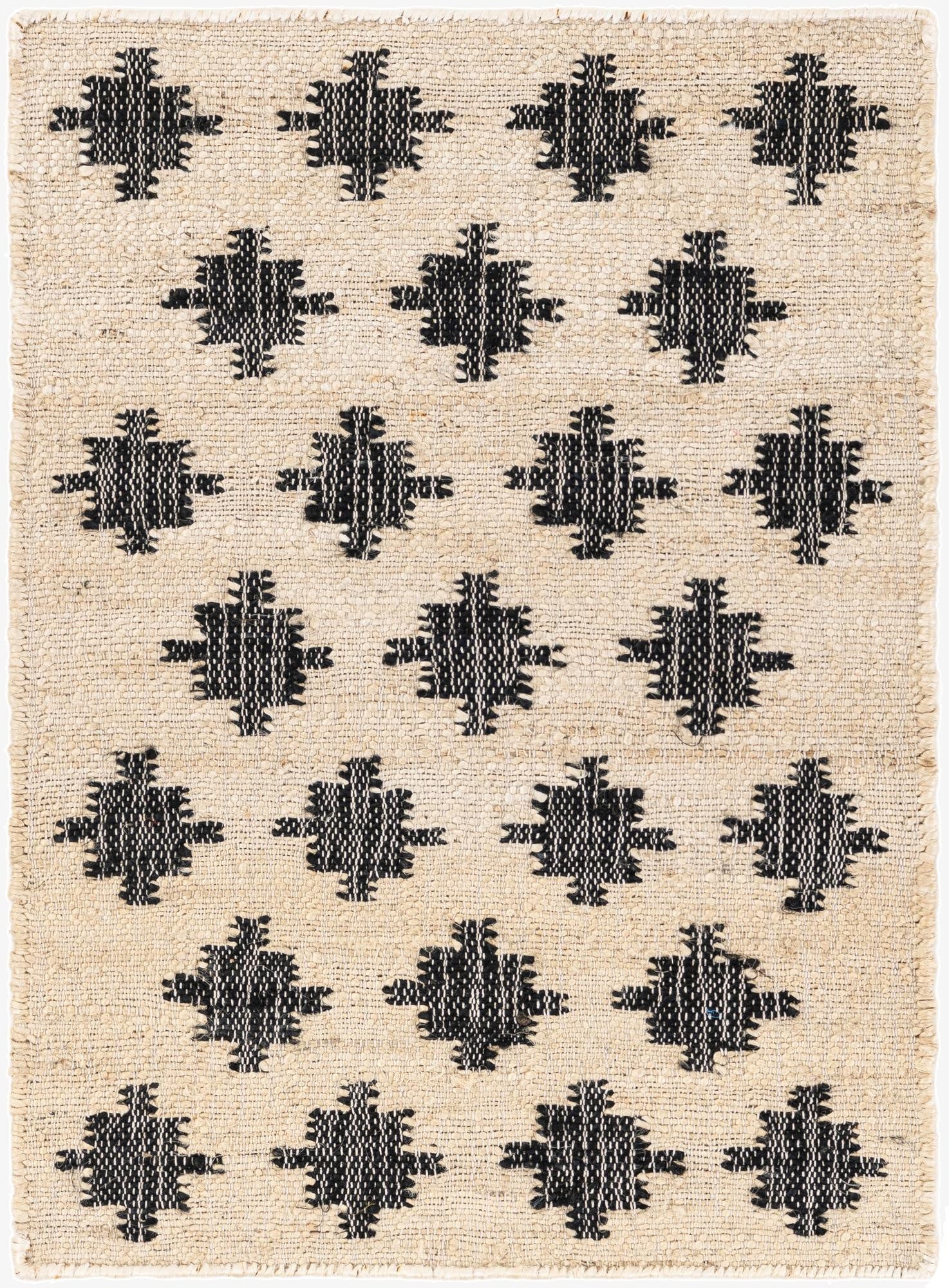  2' x 3' 1  Hand Woven Kala Handwoven Jute Rug