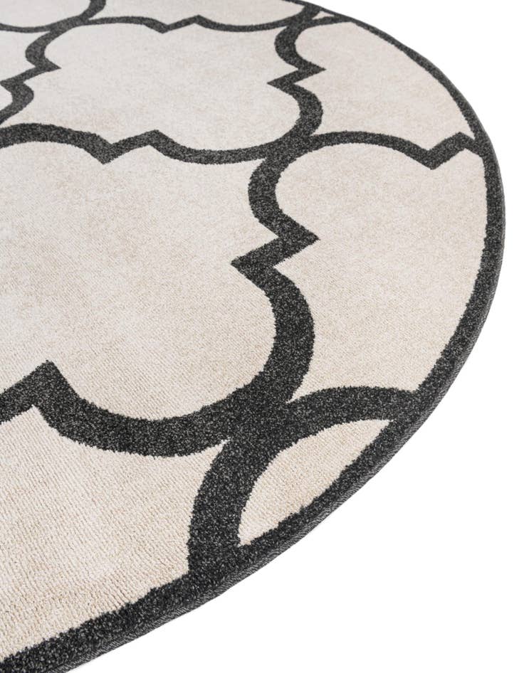 Detail image of  3' 3 x 3' 3 Lattice Round Rug