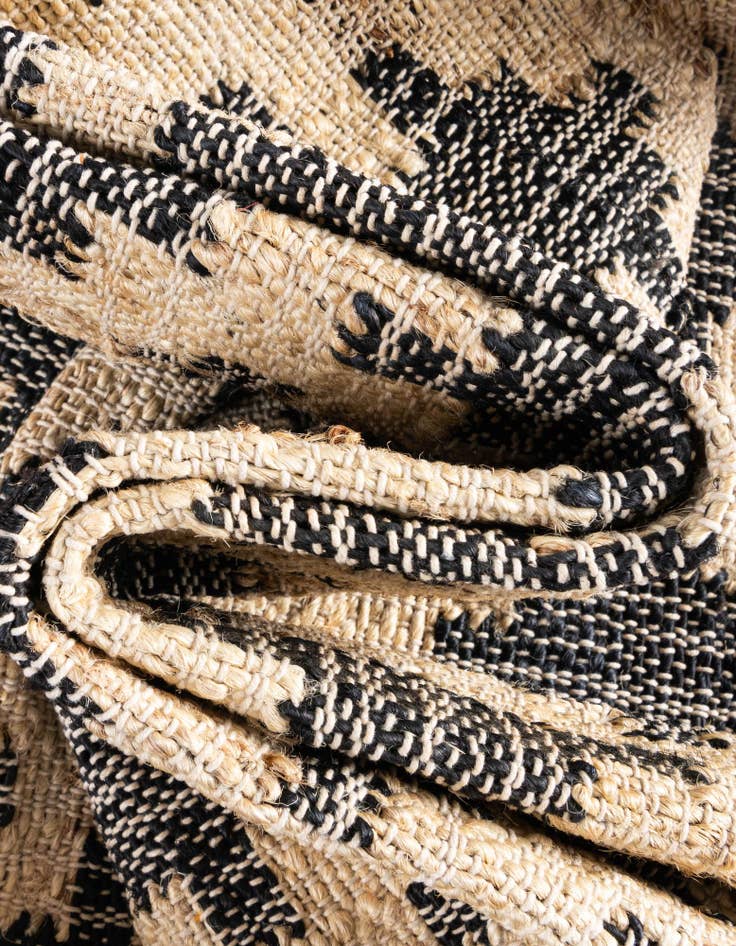 Detail image of  2' x 8'  Hand Woven Kala Handwoven Jute Runner Rug