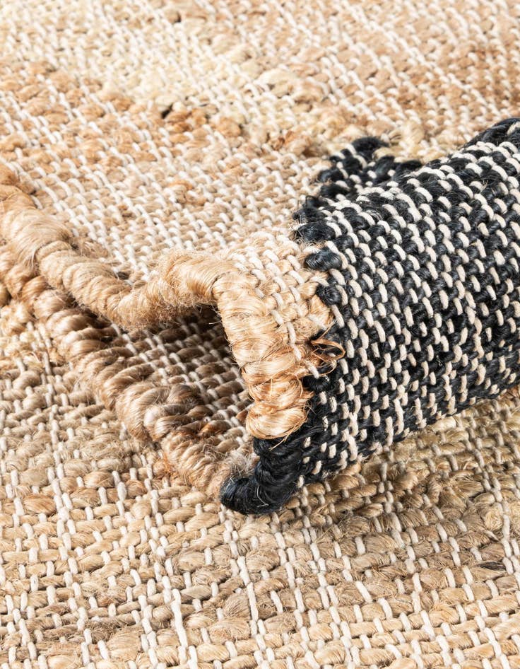 Detail image of  2' 7 x 12'  Hand Woven Kala Handwoven Jute Runner Rug