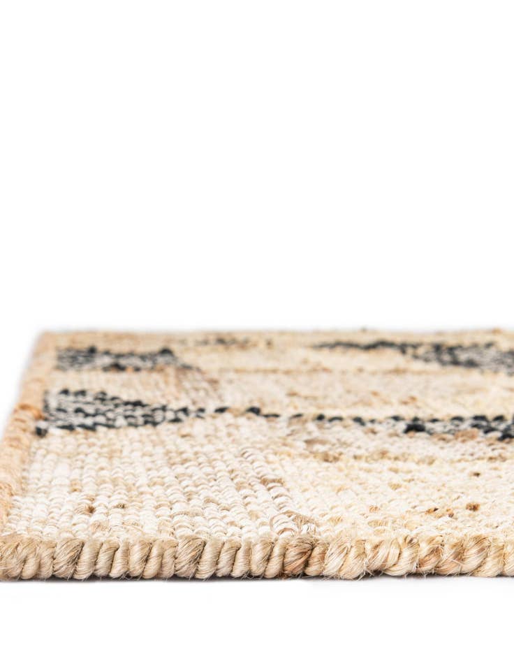 Detail image of  2' 7 x 12'  Hand Woven Kala Handwoven Jute Runner Rug