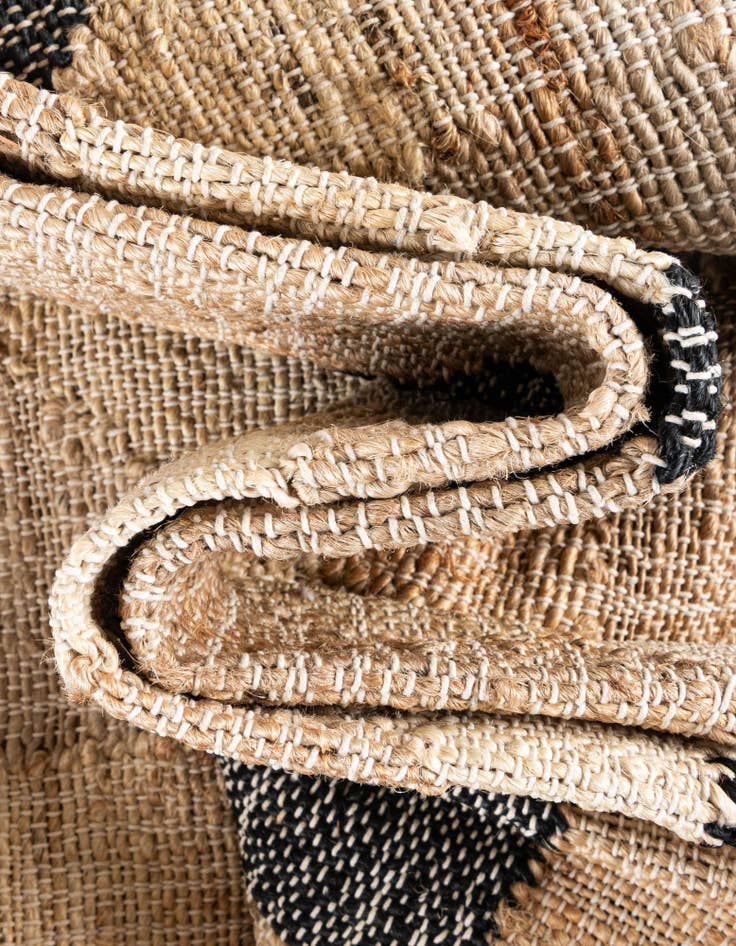 Detail image of  2' 7 x 12'  Hand Woven Kala Handwoven Jute Runner Rug
