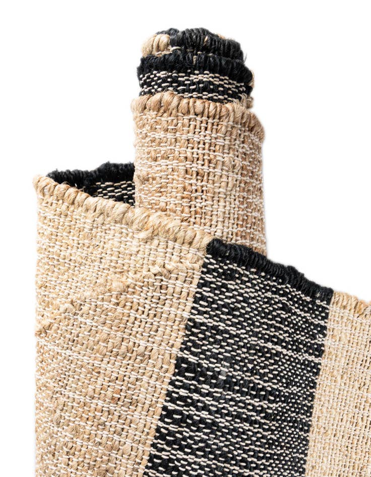 Detail image of  2' 7 x 12'  Hand Woven Kala Handwoven Jute Runner Rug