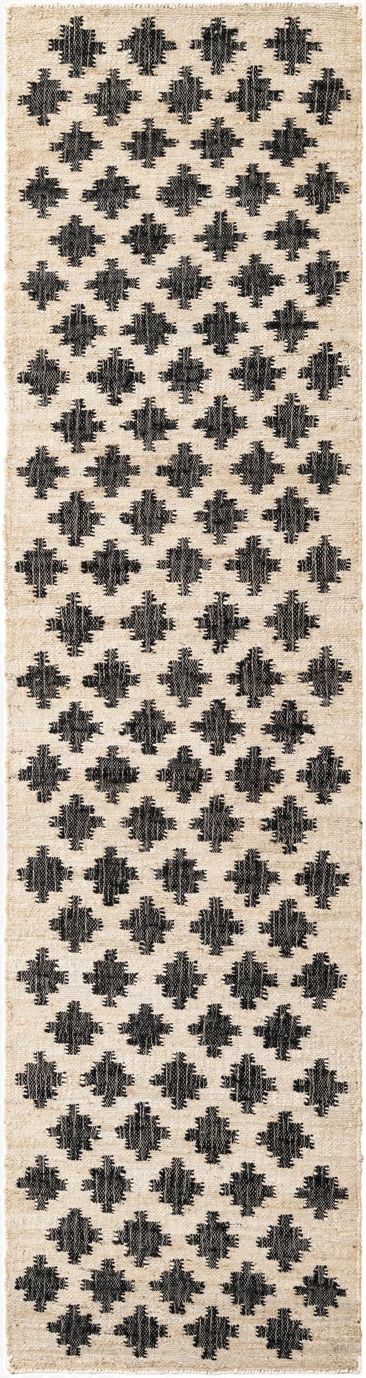 Primary image  2' 7 x 10'  Hand Woven Kala Handwoven Jute Runner Rug