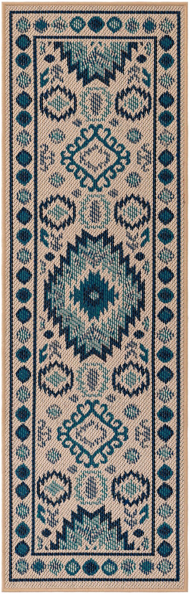 Rug Beige and Blue Swatch link