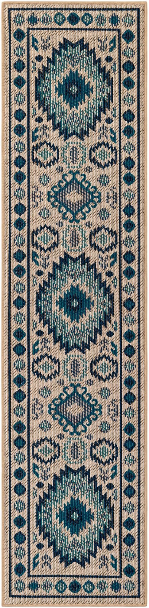 Rug Beige and Blue Swatch link