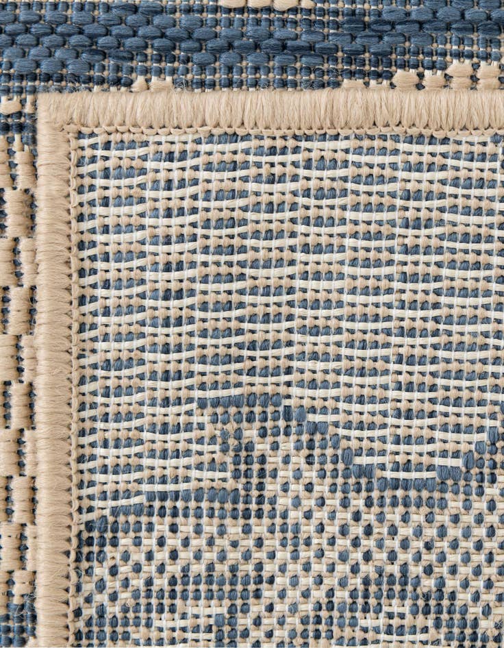 Detail image of  2' x 6'  Washable Botanical Indoor / Outdoor Runner Rug