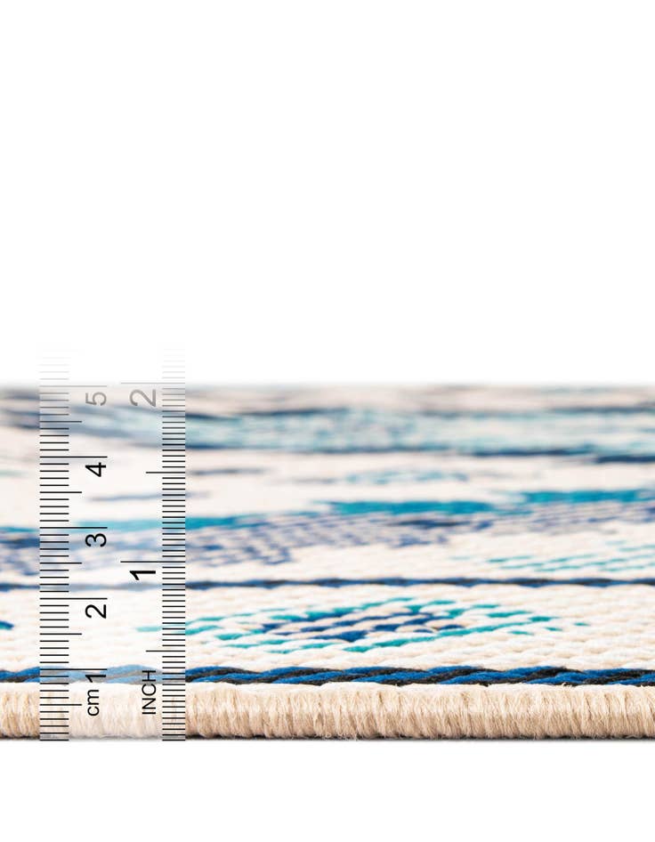 Detail image of  10' x 10'  Washable Baja Indoor / Outdoor Square Rug