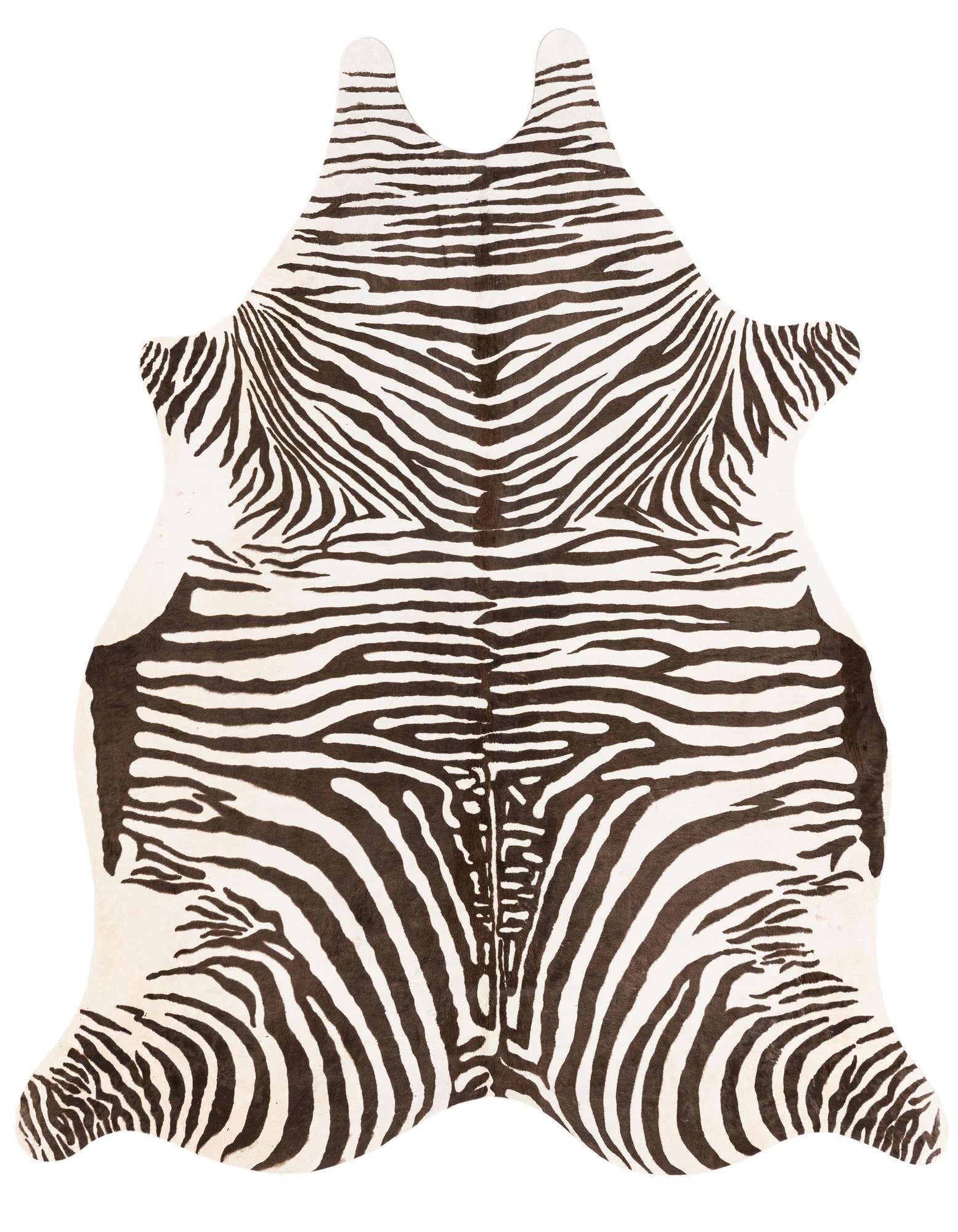 Primary image  6' 5 x 7' 1 Cowhide Leather Freeform Rug