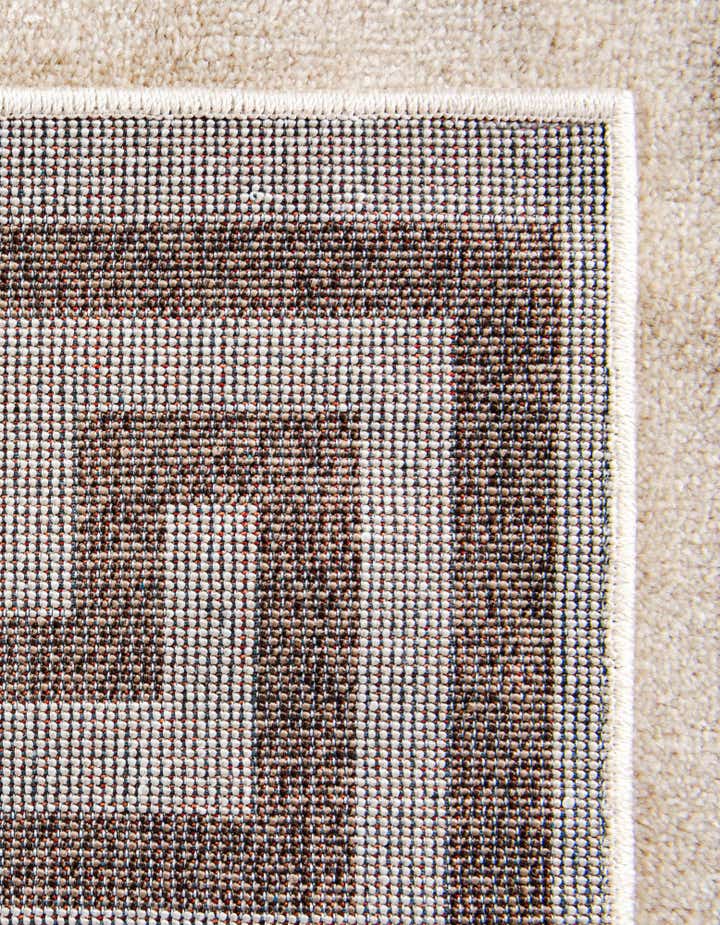 Beige and Brown 5' 3 x 8' Hera Rug | Rugs.com