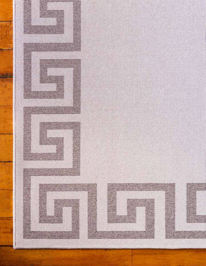 Beige and Brown 5' 3 x 8' Hera Rug | Rugs.com