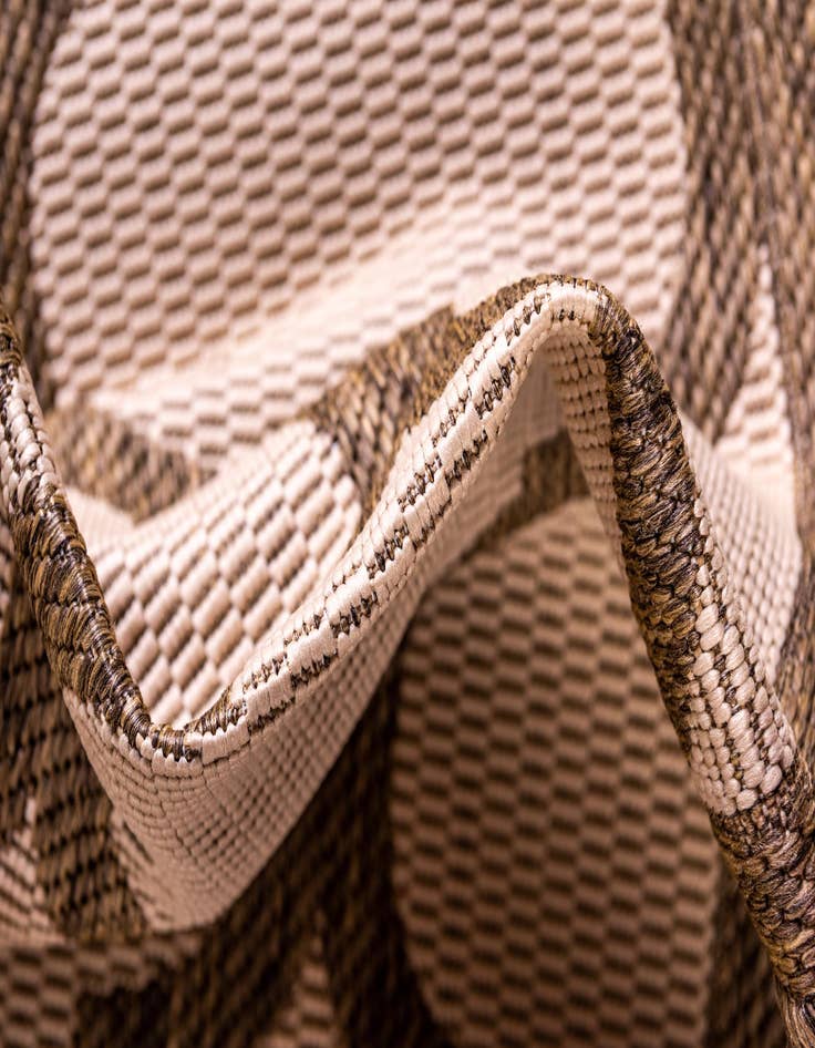 Detail image of  2' 2 x 6'  Washable Lattice Indoor / Outdoor Runner Rug