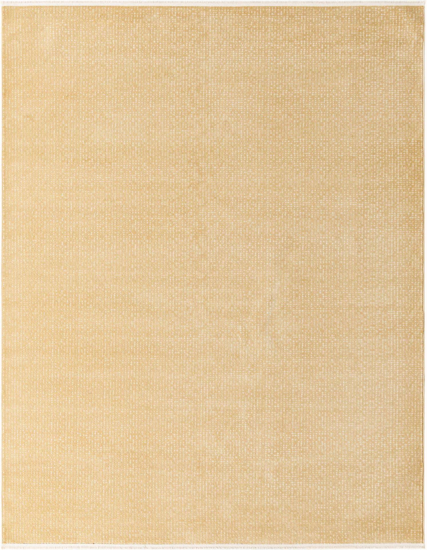 A rectangular 8x10 Aakaar rug in shades of tan and ivory with a subtle textured pattern, suitable for a living room.