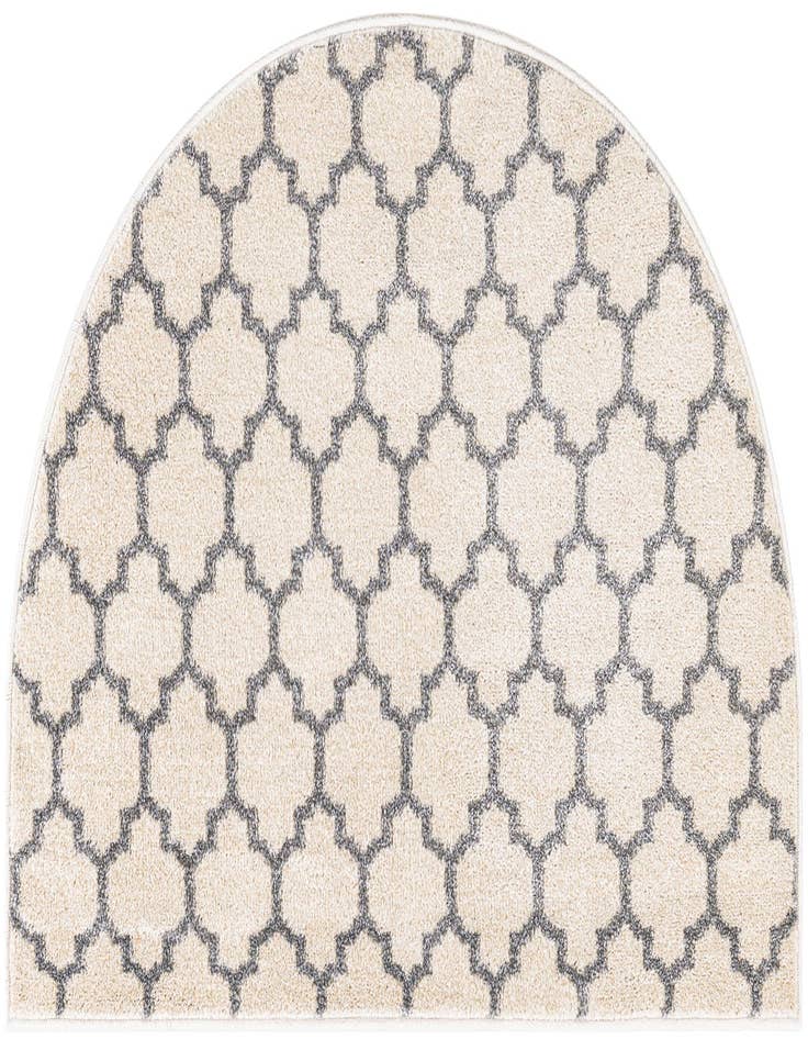Detail image of  2' 7 x 4' 1 Lattice Hearth Rug