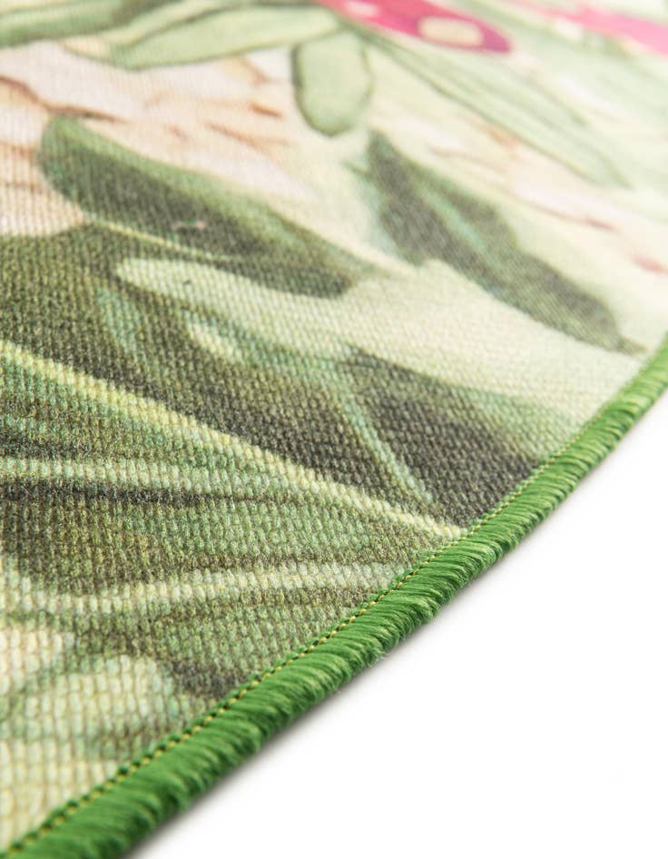 Detail image of  2' x 3' 1  Washable Jill Zarin Caribbean Indoor / Outdoor Oval Rug