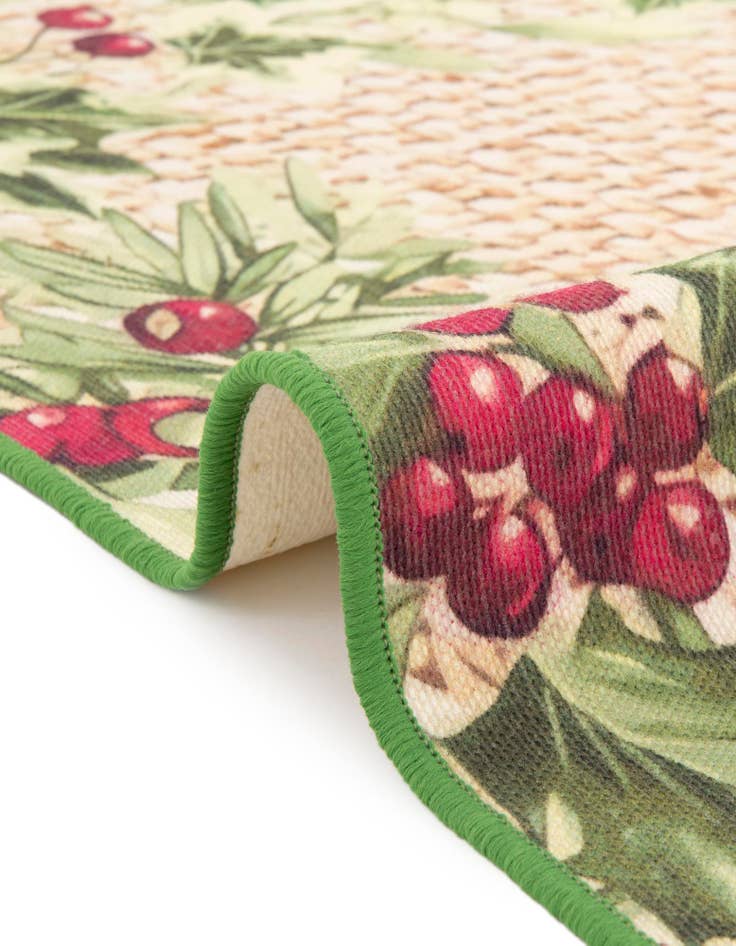 Detail image of  2' x 3' 1  Washable Jill Zarin Caribbean Indoor / Outdoor Oval Rug