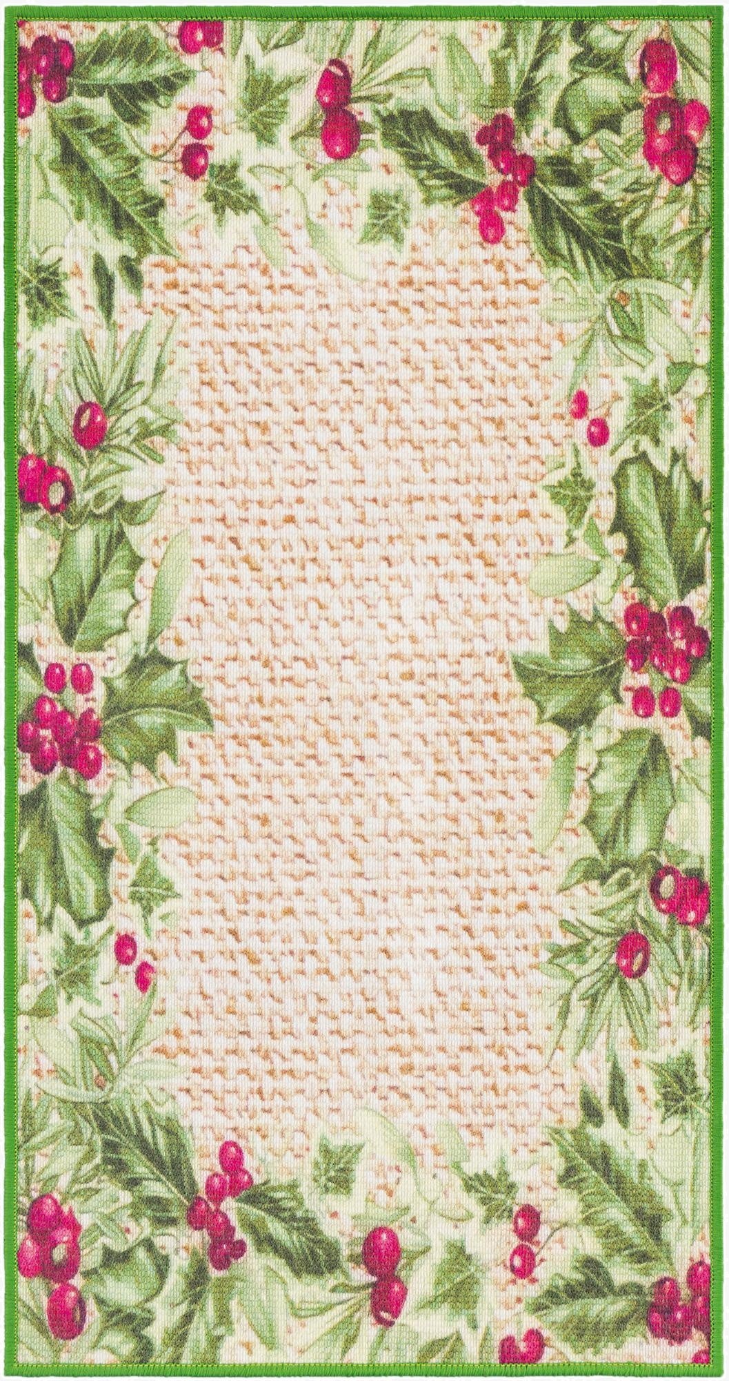  2' x 3' 11  Washable Jill Zarin Caribbean Indoor / Outdoor Runner Rug