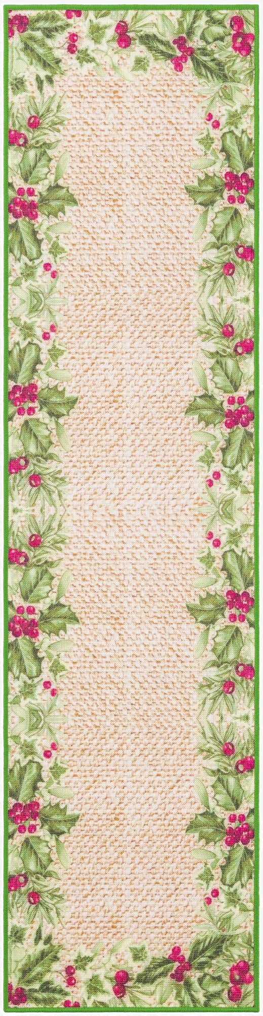  2' x 8'  Washable Jill Zarin Caribbean Indoor / Outdoor Runner Rug