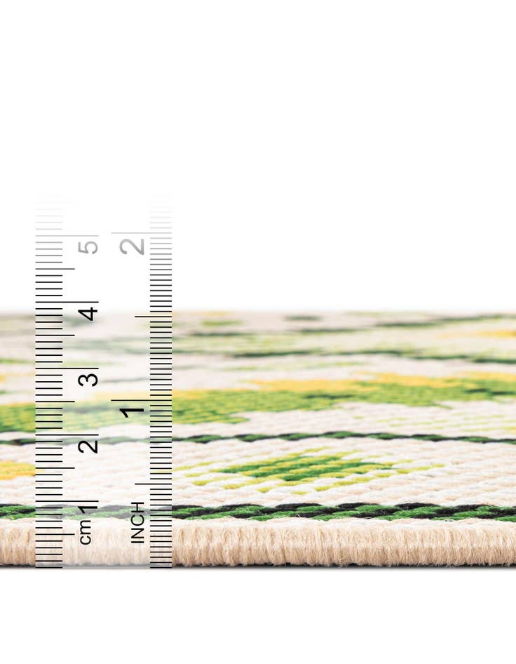 Detail image of  10' x 10'  Washable Baja Indoor / Outdoor Square Rug