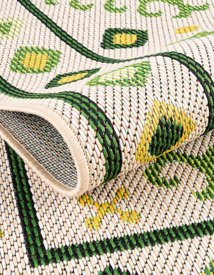 Detail image of  10' x 10'  Washable Baja Indoor / Outdoor Square Rug