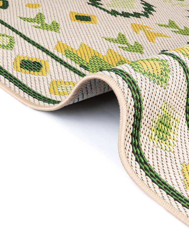 Detail image of  10' x 10'  Washable Baja Indoor / Outdoor Square Rug