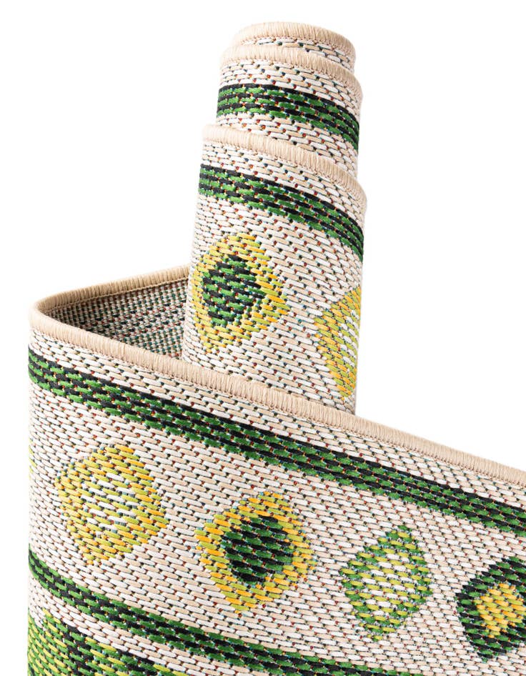 Detail image of  10' x 10'  Washable Baja Indoor / Outdoor Square Rug