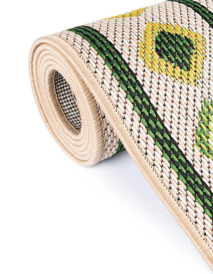 Detail image of  10' x 10'  Washable Baja Indoor / Outdoor Square Rug