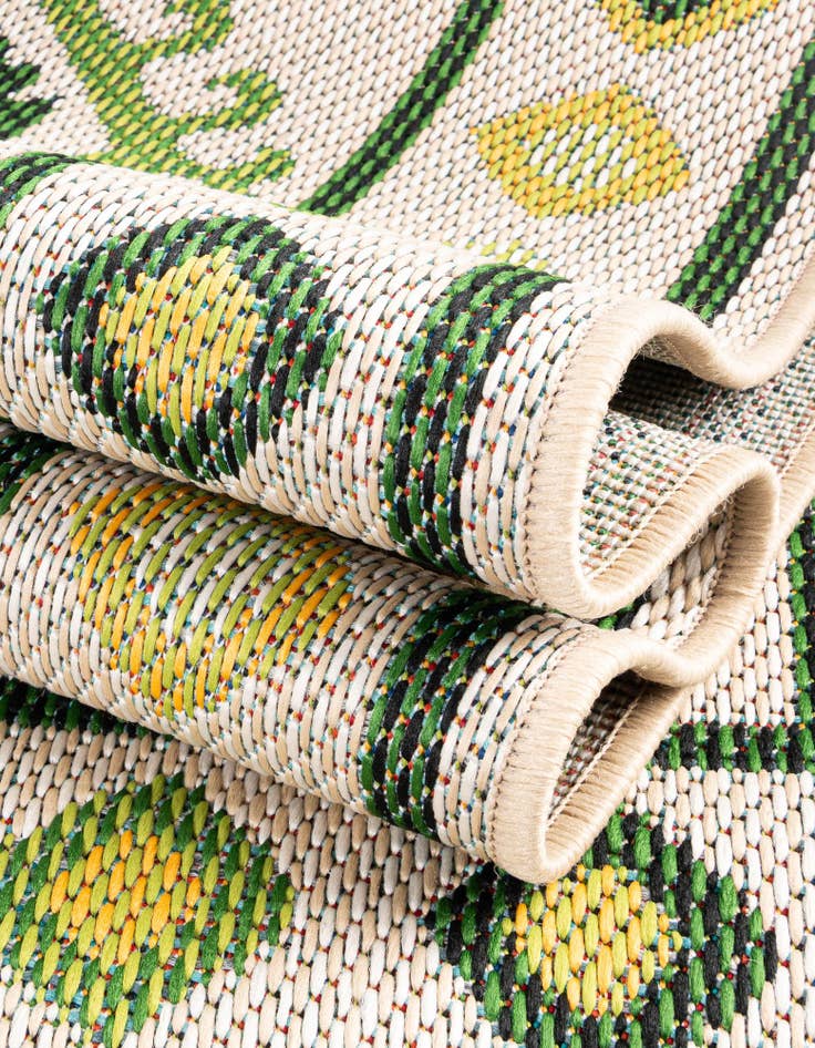 Detail image of  10' x 10'  Washable Baja Indoor / Outdoor Square Rug