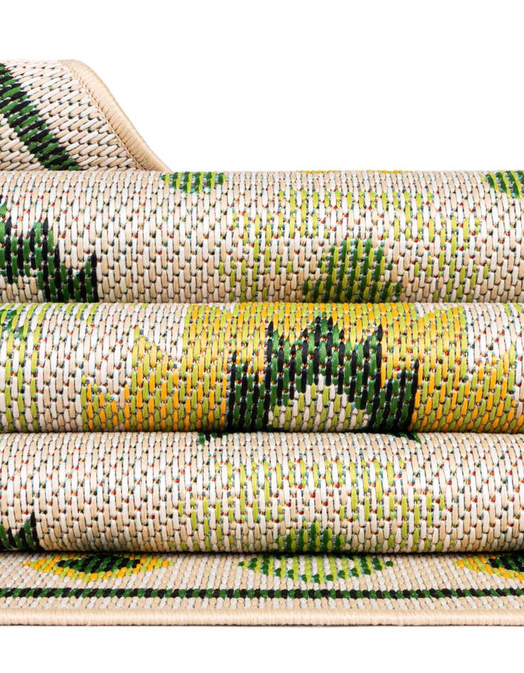 Detail image of  10' x 10'  Washable Baja Indoor / Outdoor Square Rug