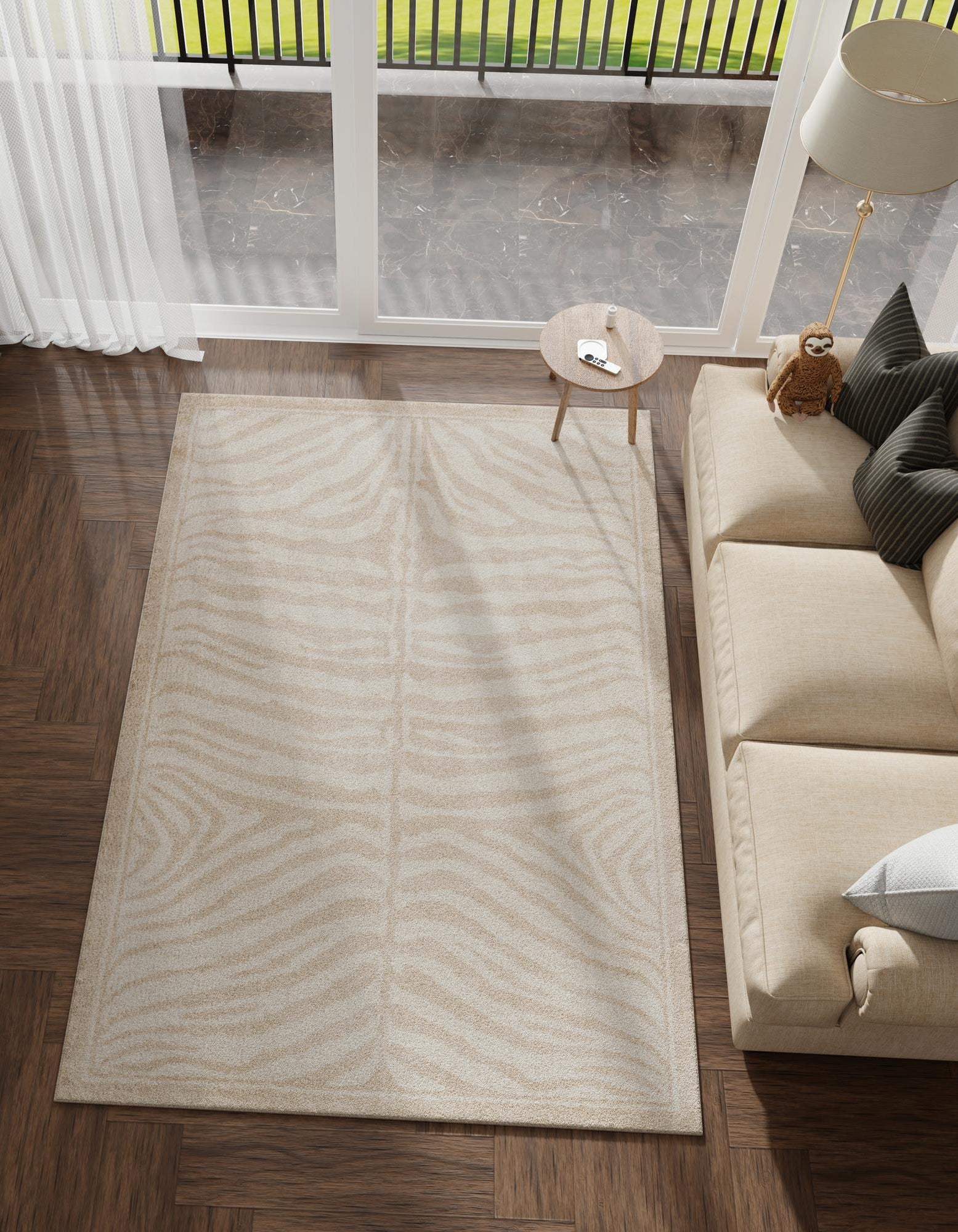 Beige and Ivory 7' 10 x 10' Savannah Rug | Rugs.com