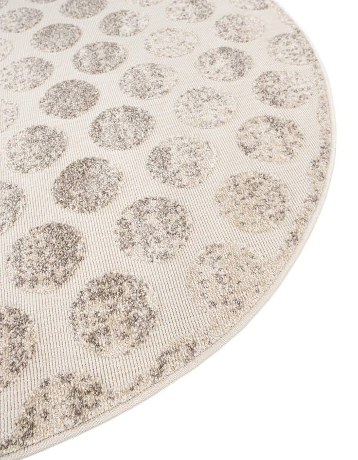 Detail image of  5' x 5'  Washable Sabrina Soto Indoor / Outdoor Round Rug