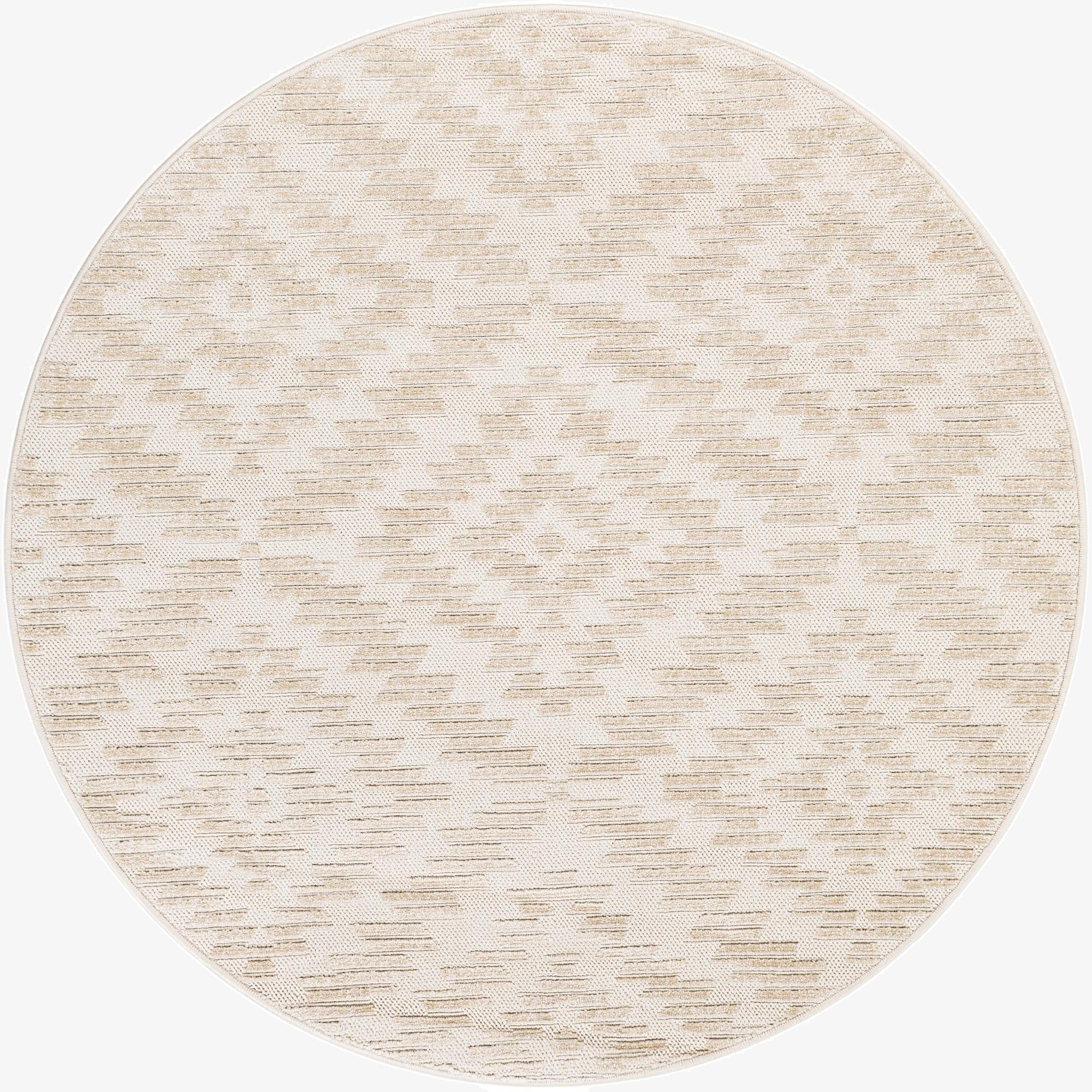  5' x 5'  Washable Sabrina Soto Indoor / Outdoor Round Rug