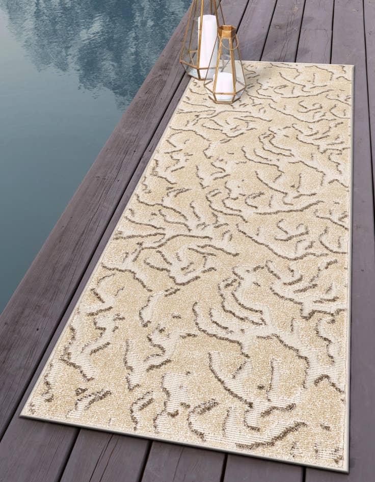 Detail image of  2' x 6'  Washable Sabrina Soto Indoor / Outdoor Runner Rug