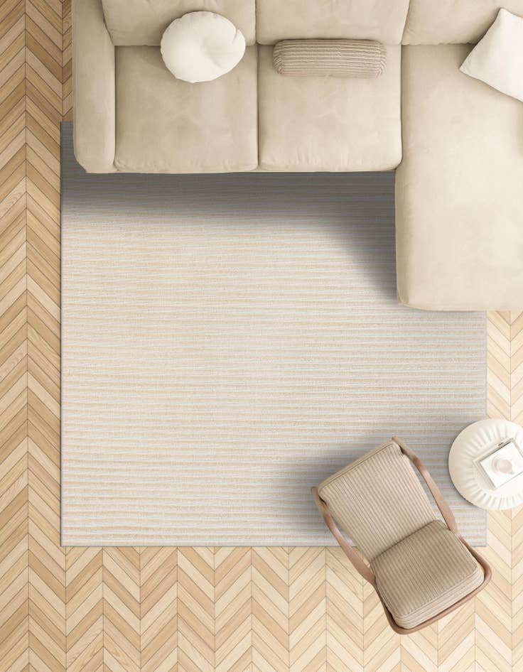 Detail image of  7' 10 x 7' 10  Washable Sabrina Soto Indoor / Outdoor Square Rug