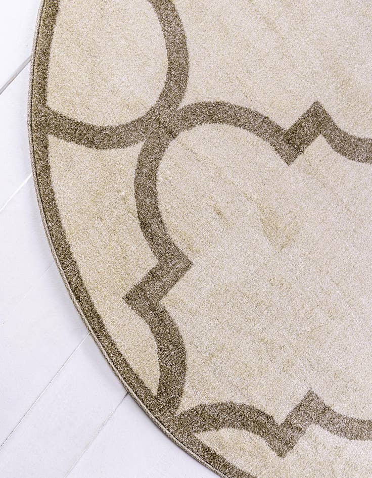 Detail image of  8' x 8' Lattice Round Rug