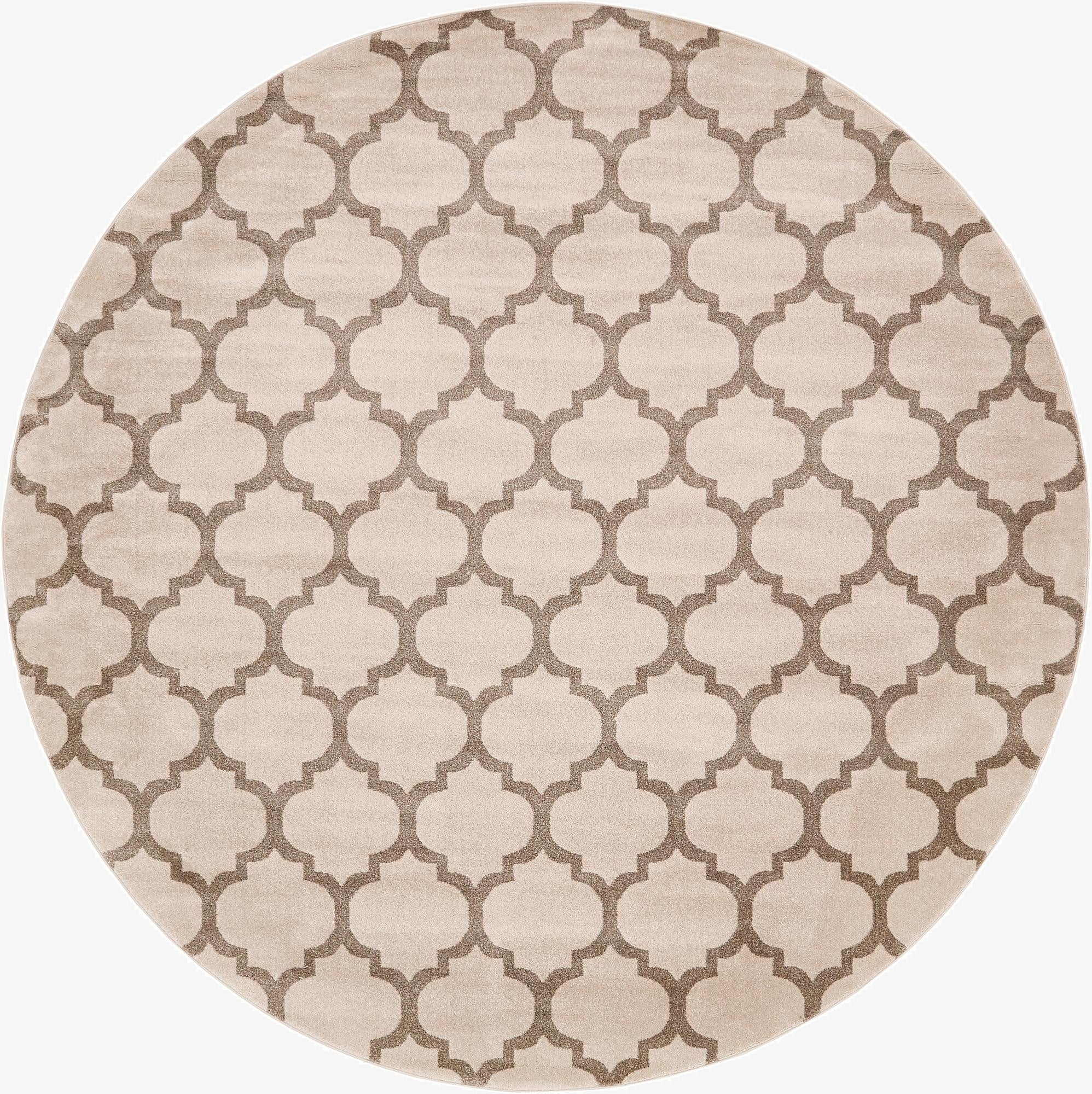  10' x 10' Lattice Round Rug