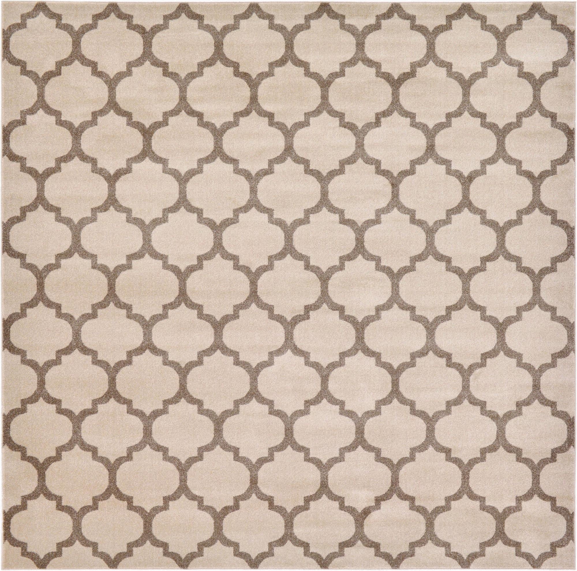  10' x 10' Lattice Square Rug