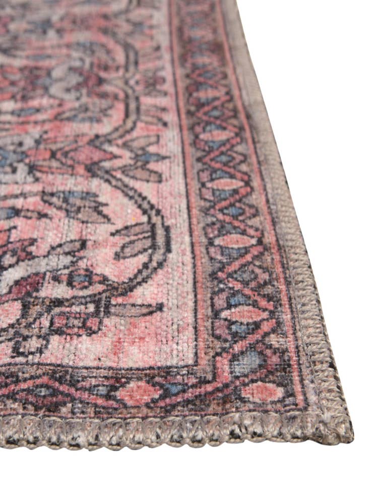 Detail image of  5' 3 x 5' 3  Washable Mangata Square Rug