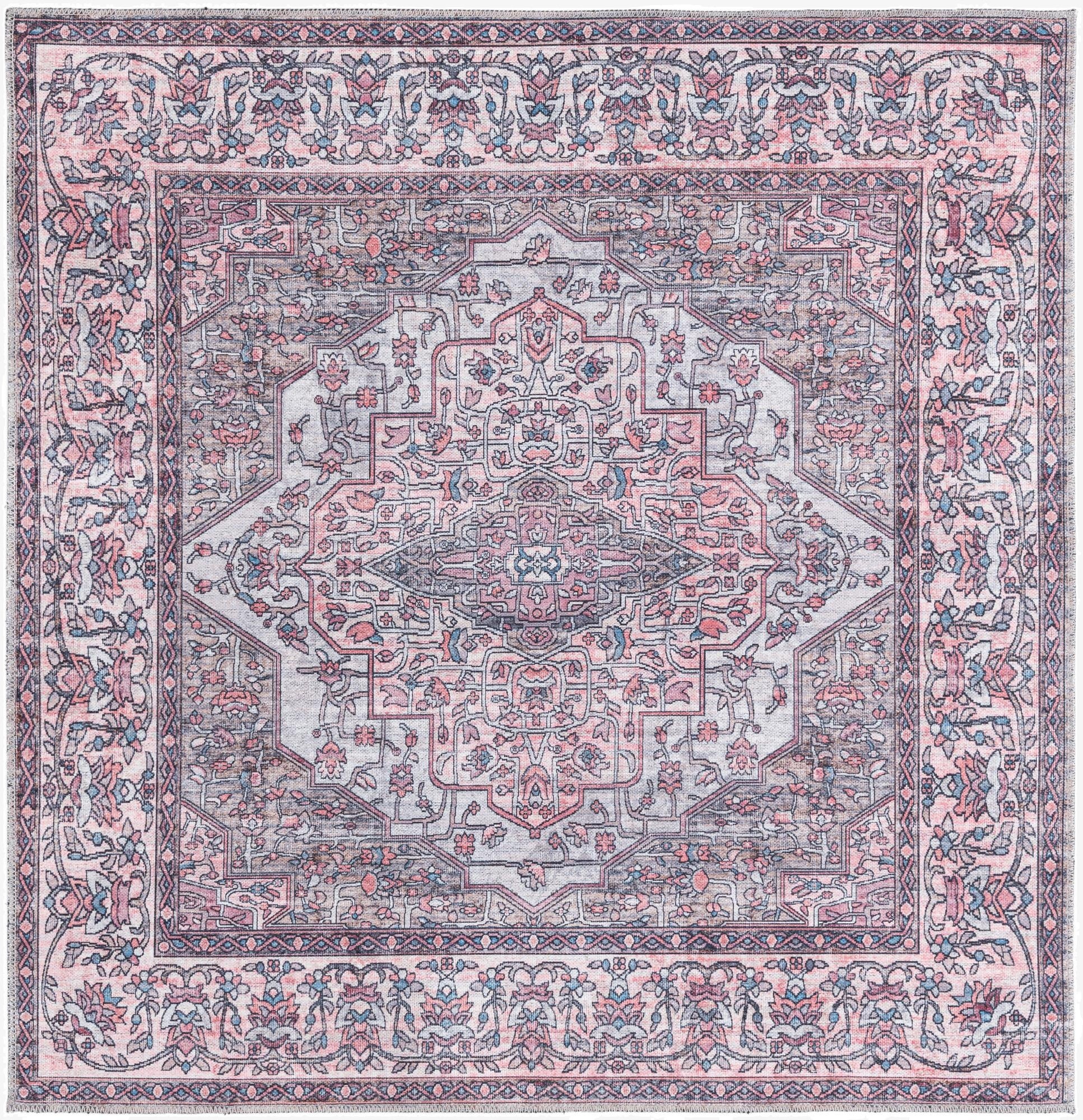  5' 3 x 5' 3  Washable Mangata Square Rug