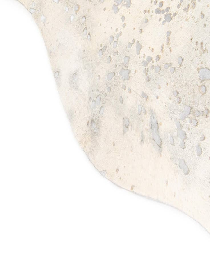 Detail image of  6' 8 x 7' 7 Cowhide Leather Freeform Rug