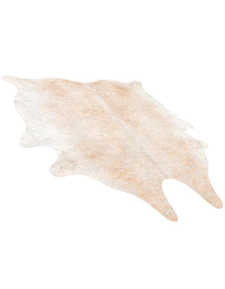 Detail image of  6' 8 x 7' 4 Cowhide Leather Square Rug