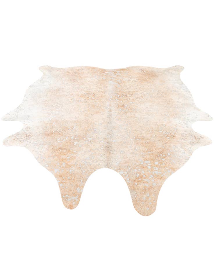 Detail image of  6' 8 x 7' 4 Cowhide Leather Square Rug