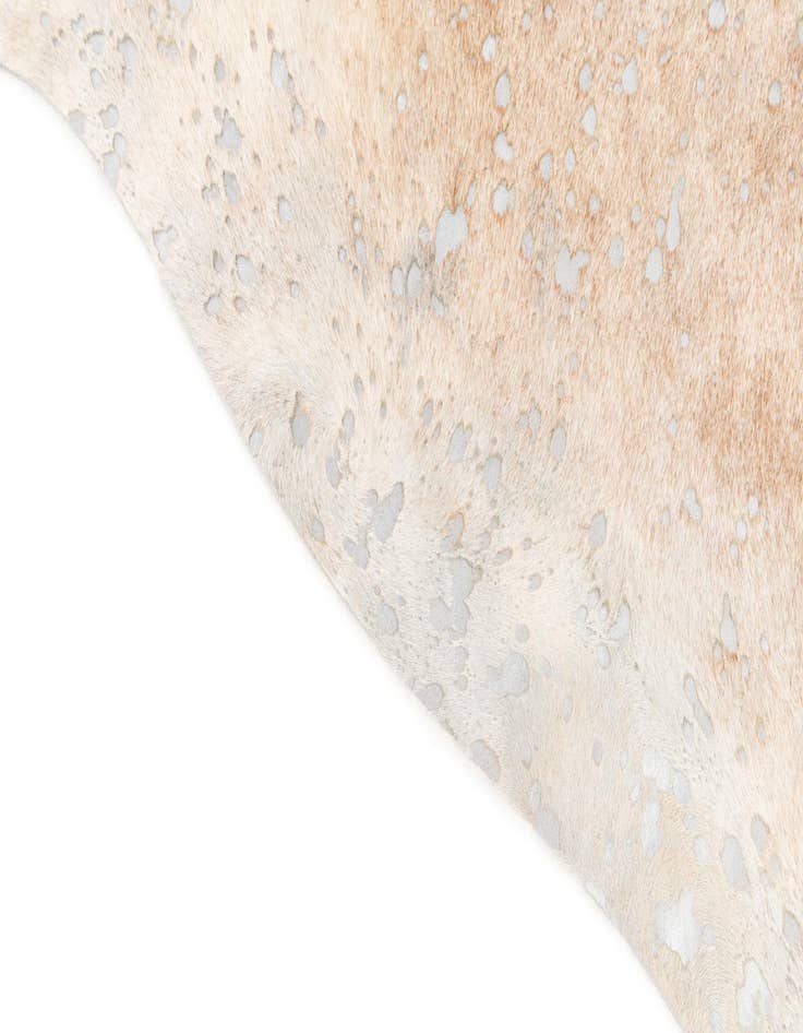 Detail image of  6' 8 x 7' 4 Cowhide Leather Square Rug