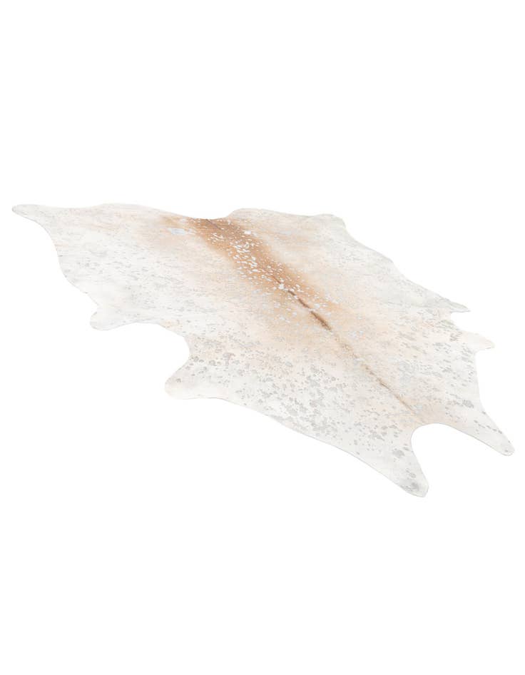 Detail image of  7' 1 x 7' 10 Cowhide Leather Square Rug